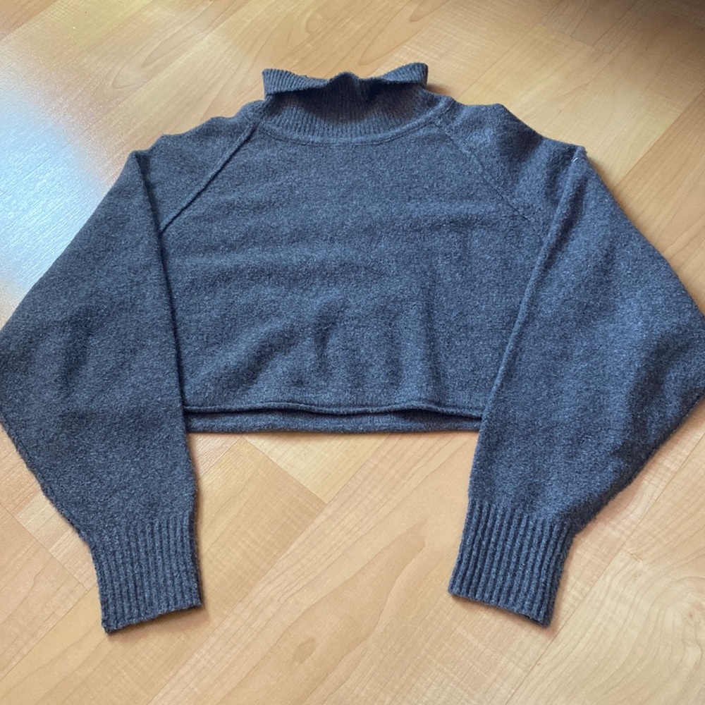 urban outfitters cropped turtle neck